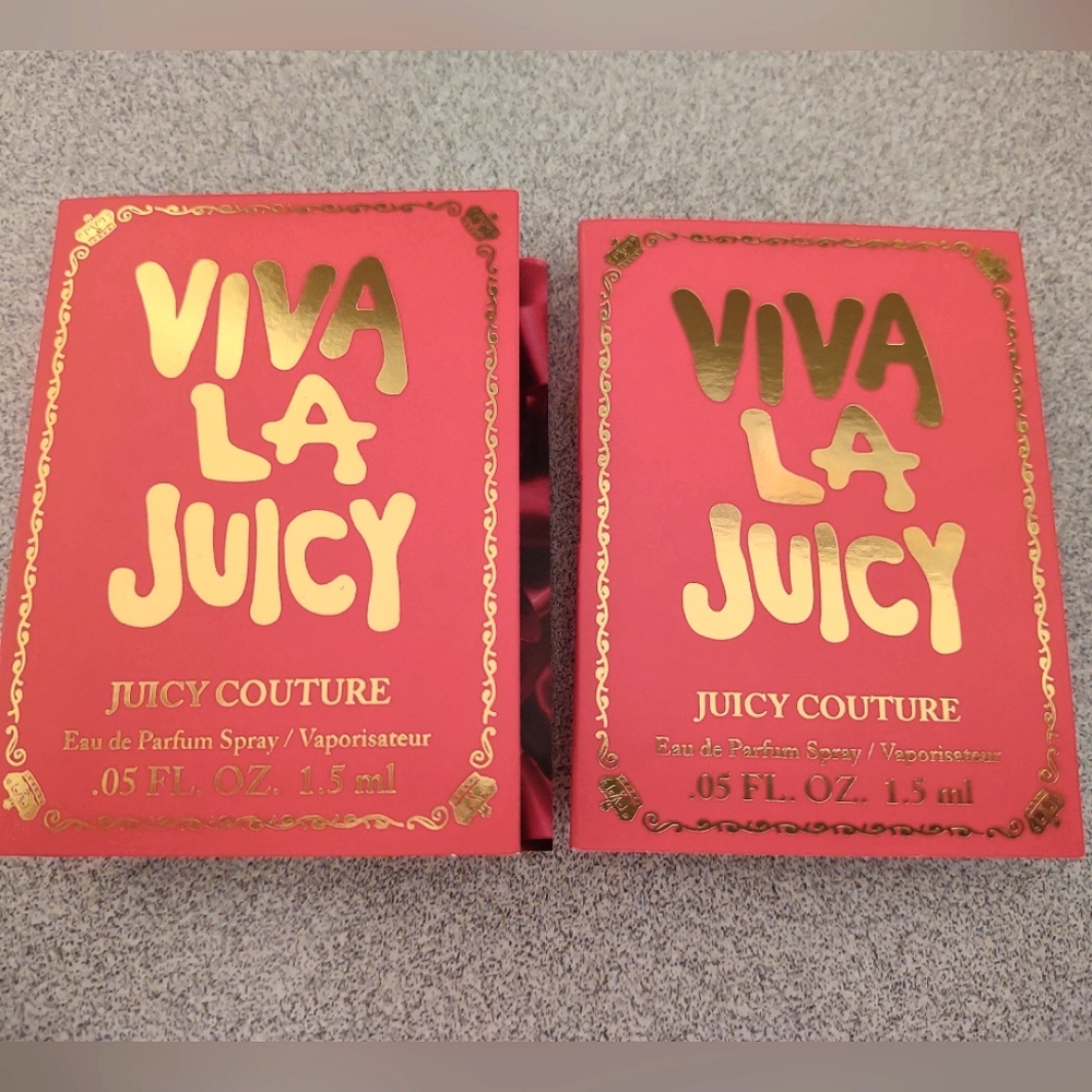 Juicy couture Viva la juicy x 2 vials brand new!